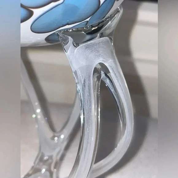 ZORZA MOUTH BLOWN GLASS
JELLYFISH STEM WHITE/BLUE
BERGAMOT CANDLE LARGE - Picture 9 of 14